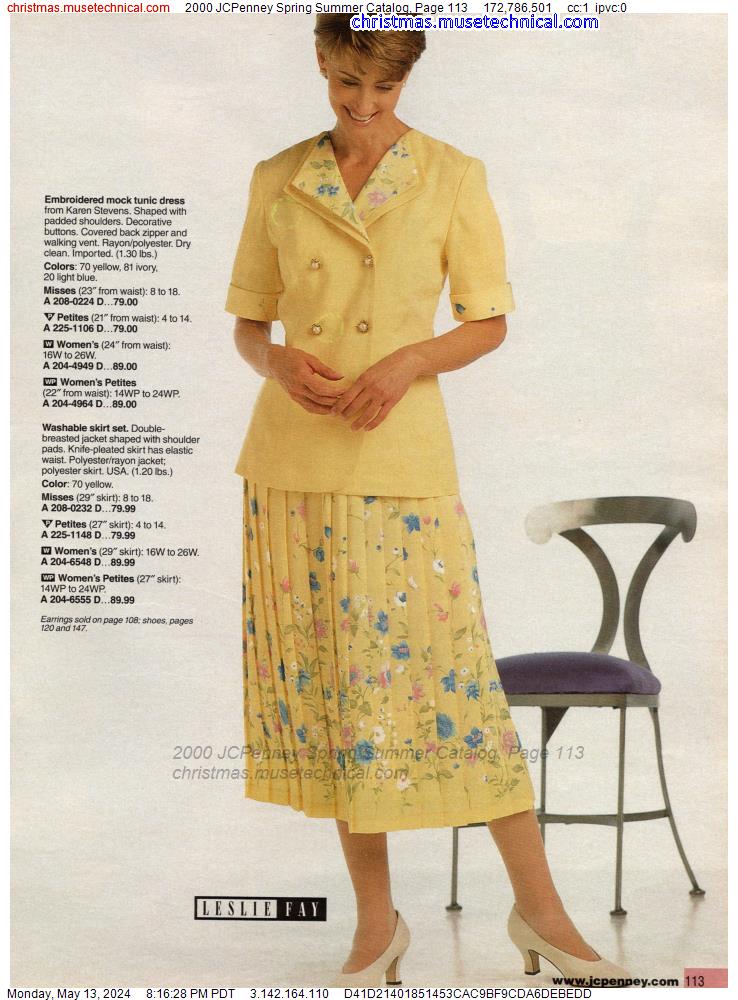 2000 JCPenney Spring Summer Catalog, Page 113