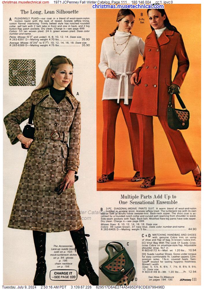 1971 JCPenney Fall Winter Catalog, Page 111