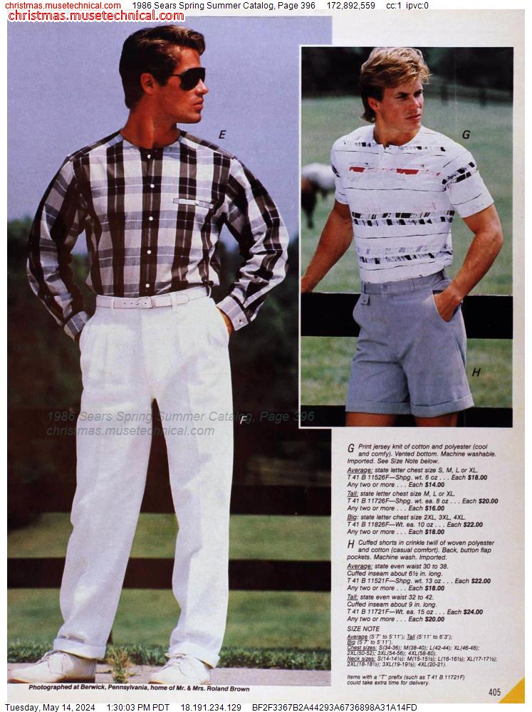 1986 Sears Spring Summer Catalog, Page 396