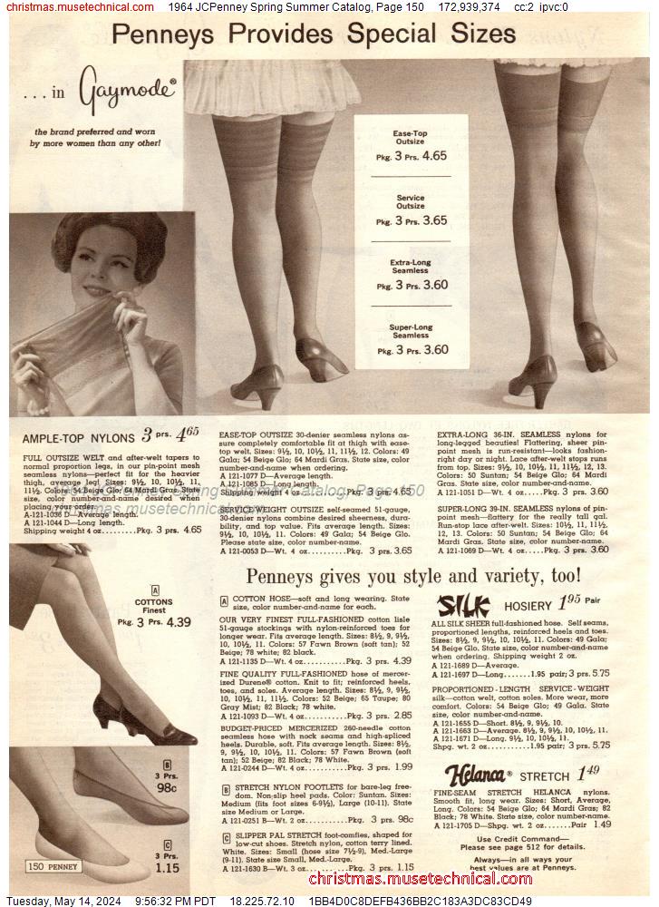 1964 JCPenney Spring Summer Catalog, Page 150