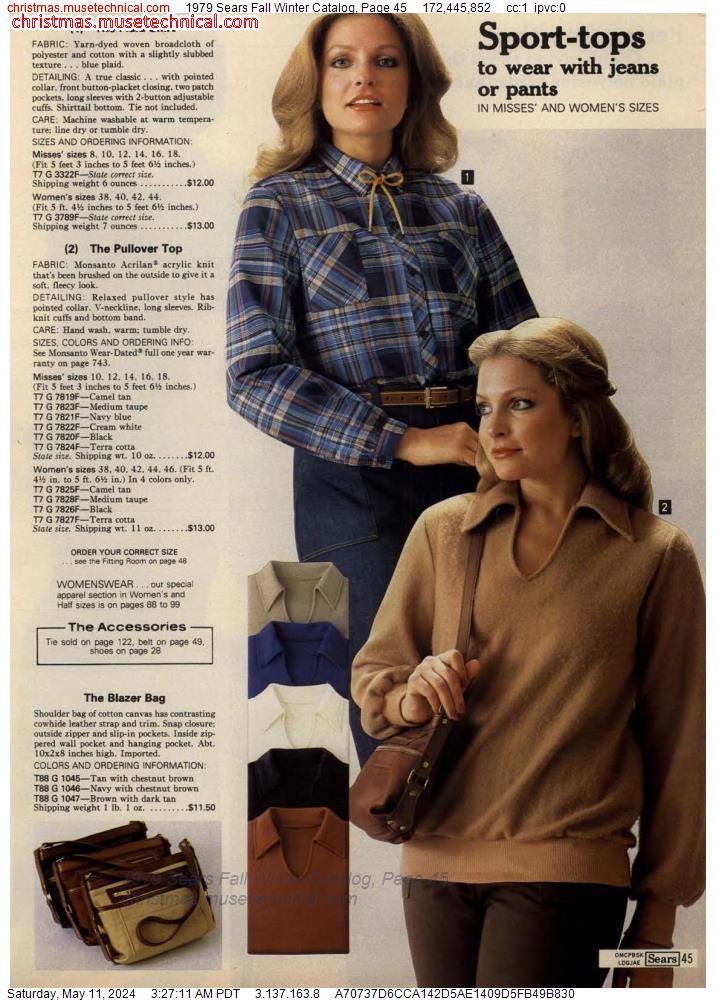 1979 Sears Fall Winter Catalog, Page 45