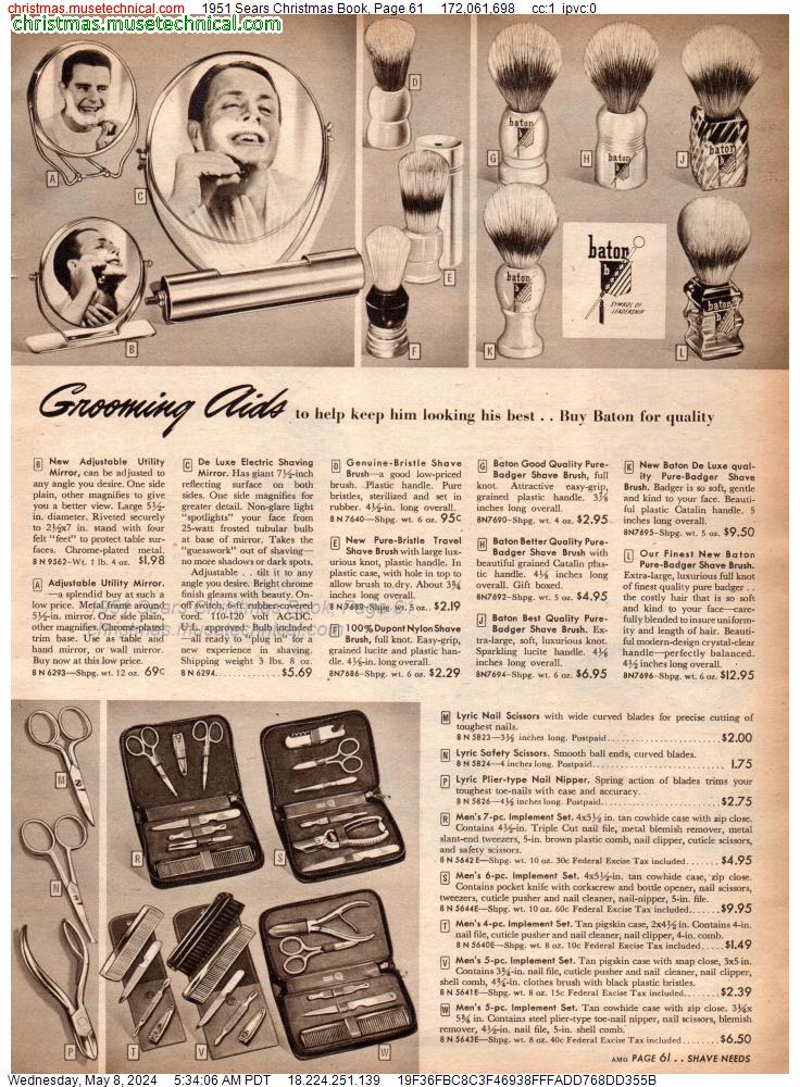 1951 Sears Christmas Book, Page 61