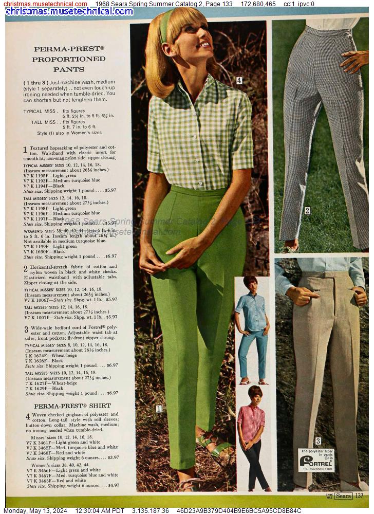 1968 Sears Spring Summer Catalog 2, Page 133