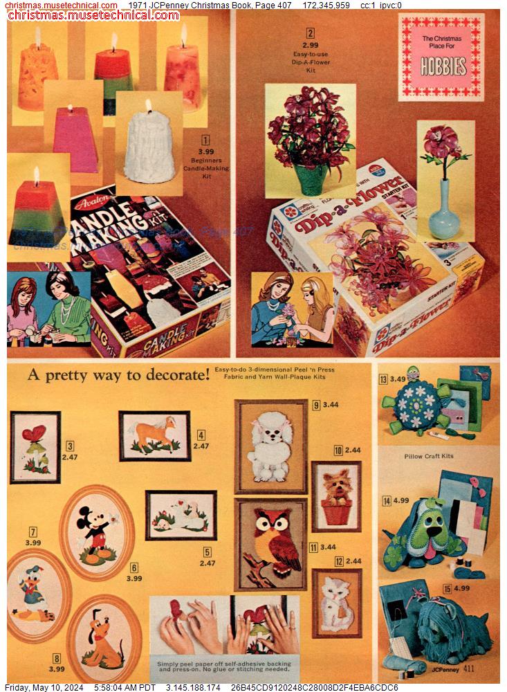 1971 JCPenney Christmas Book, Page 407
