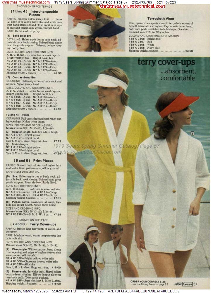 1979 Sears Spring Summer Catalog, Page 57