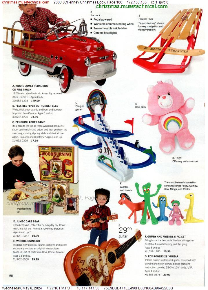 2003 JCPenney Christmas Book, Page 106