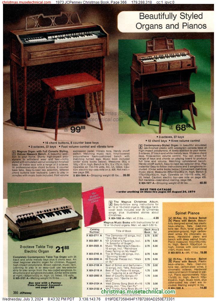 1973 JCPenney Christmas Book, Page 366