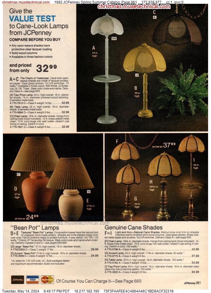 1982 JCPenney Spring Summer Catalog, Page 961
