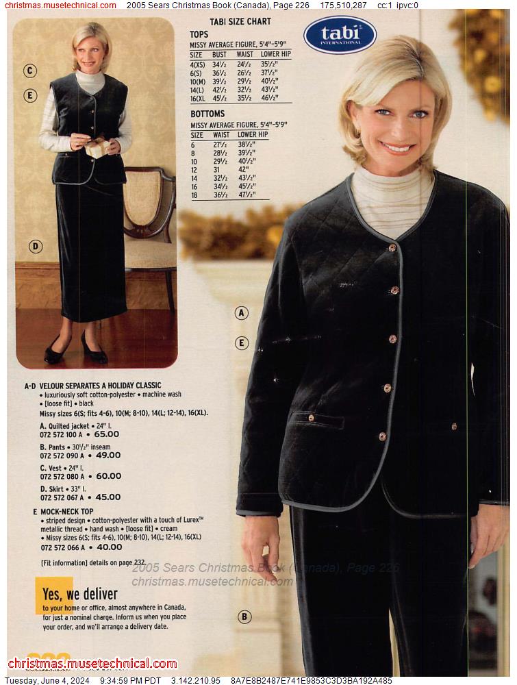 2005 Sears Christmas Book (Canada), Page 226