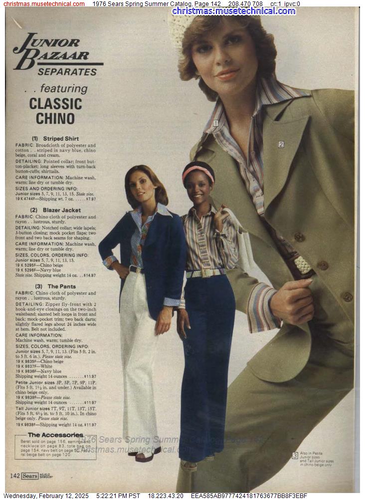 1976 Sears Spring Summer Catalog, Page 142