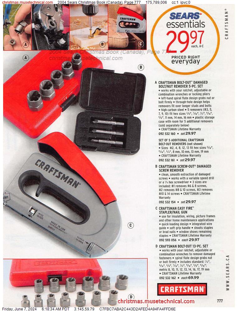 2004 Sears Christmas Book (Canada), Page 777