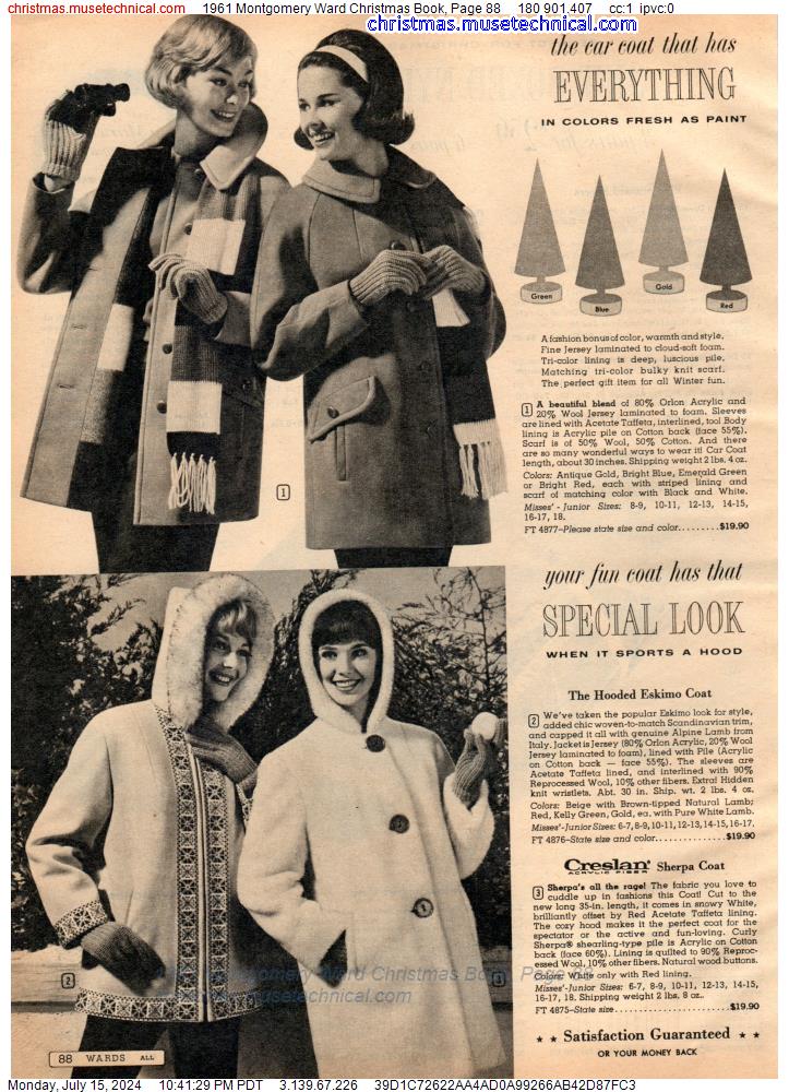 1961 Montgomery Ward Christmas Book, Page 88