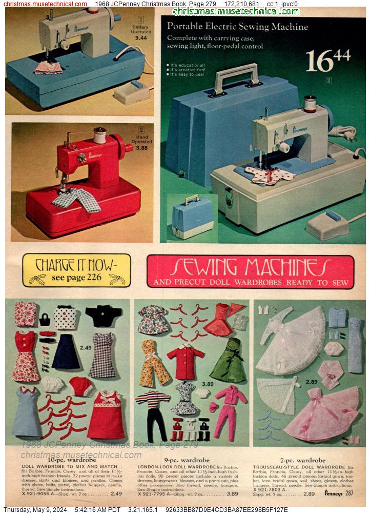 1968 JCPenney Christmas Book, Page 279