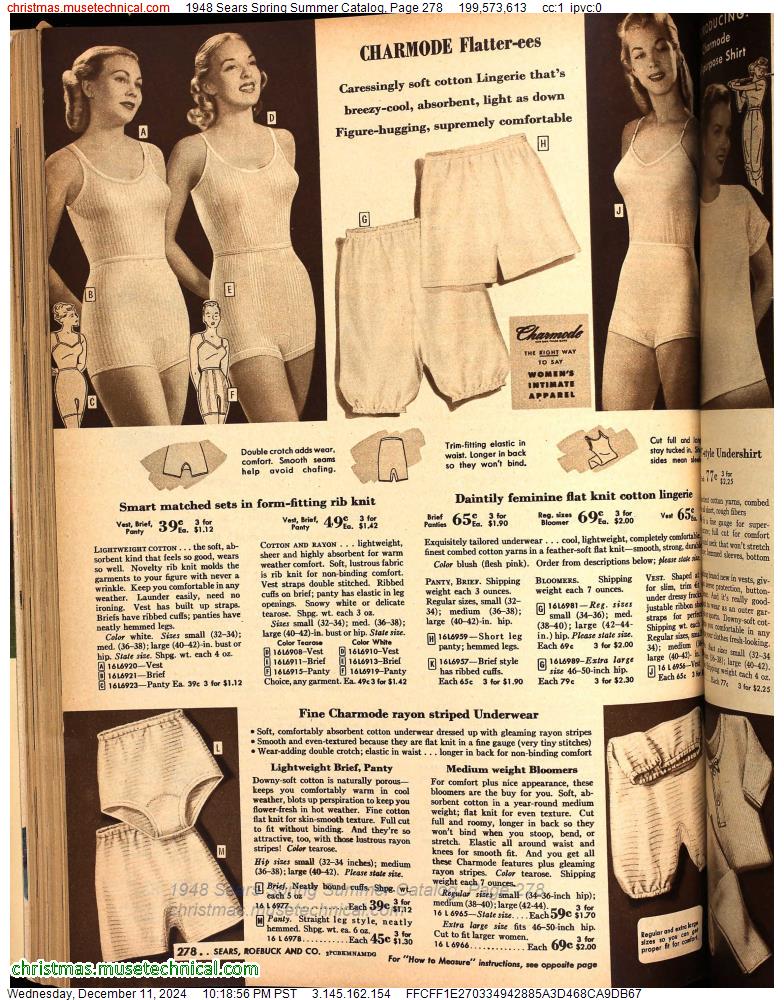 1948 Sears Spring Summer Catalog, Page 278