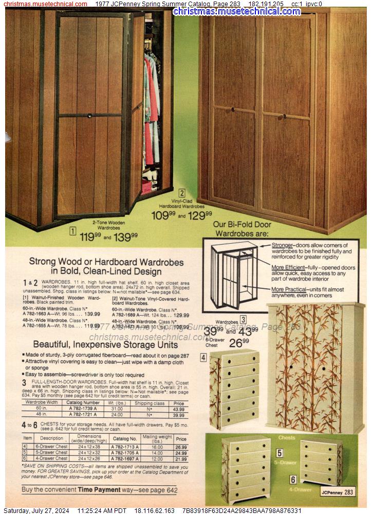 1977 JCPenney Spring Summer Catalog, Page 283