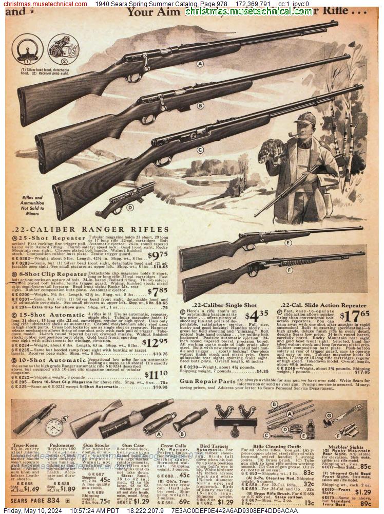 1940 Sears Spring Summer Catalog, Page 978