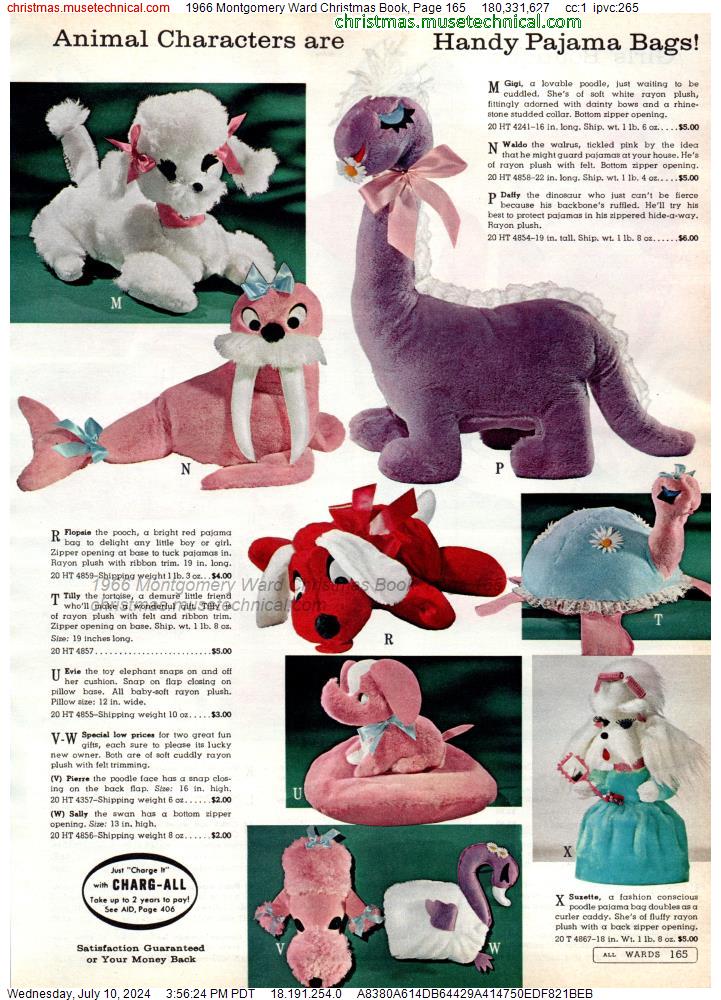 1966 Montgomery Ward Christmas Book, Page 165