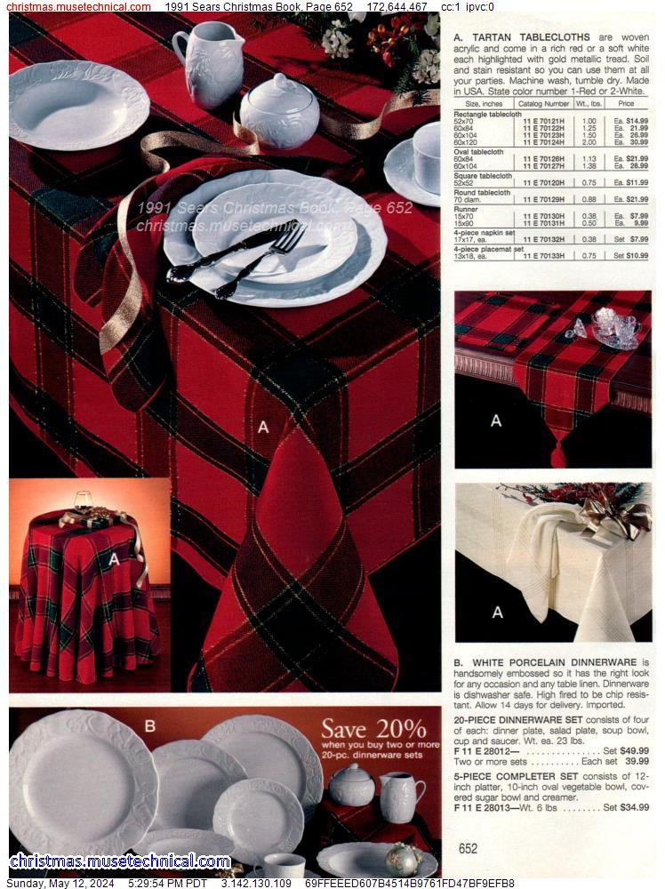 1991 Sears Christmas Book, Page 652