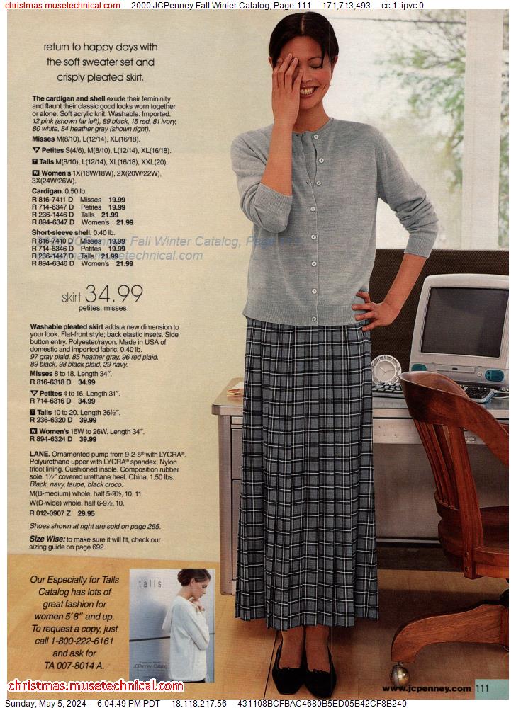 2000 JCPenney Fall Winter Catalog, Page 111