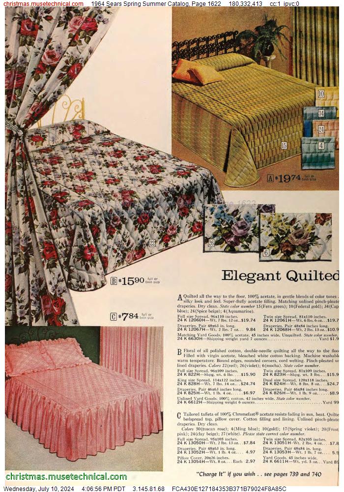 1964 Sears Spring Summer Catalog, Page 1622