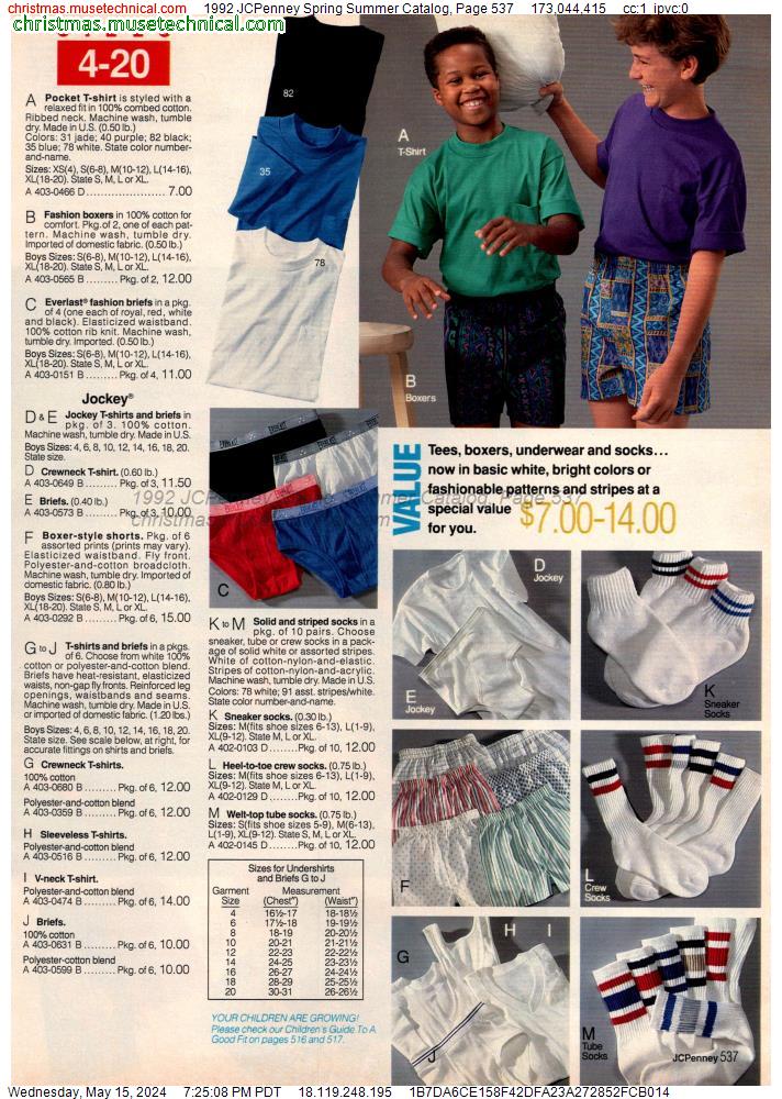 1992 JCPenney Spring Summer Catalog, Page 537