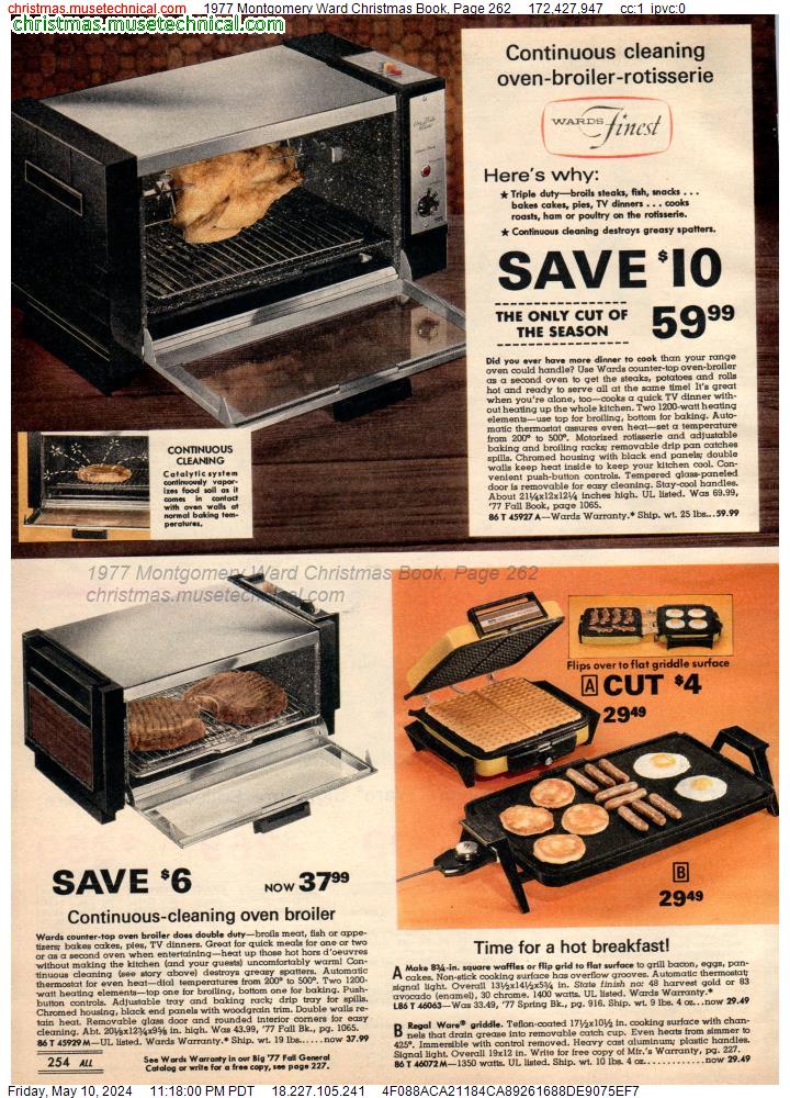 1977 Montgomery Ward Christmas Book, Page 262