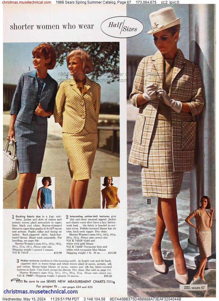 1966 Sears Spring Summer Catalog, Page 67