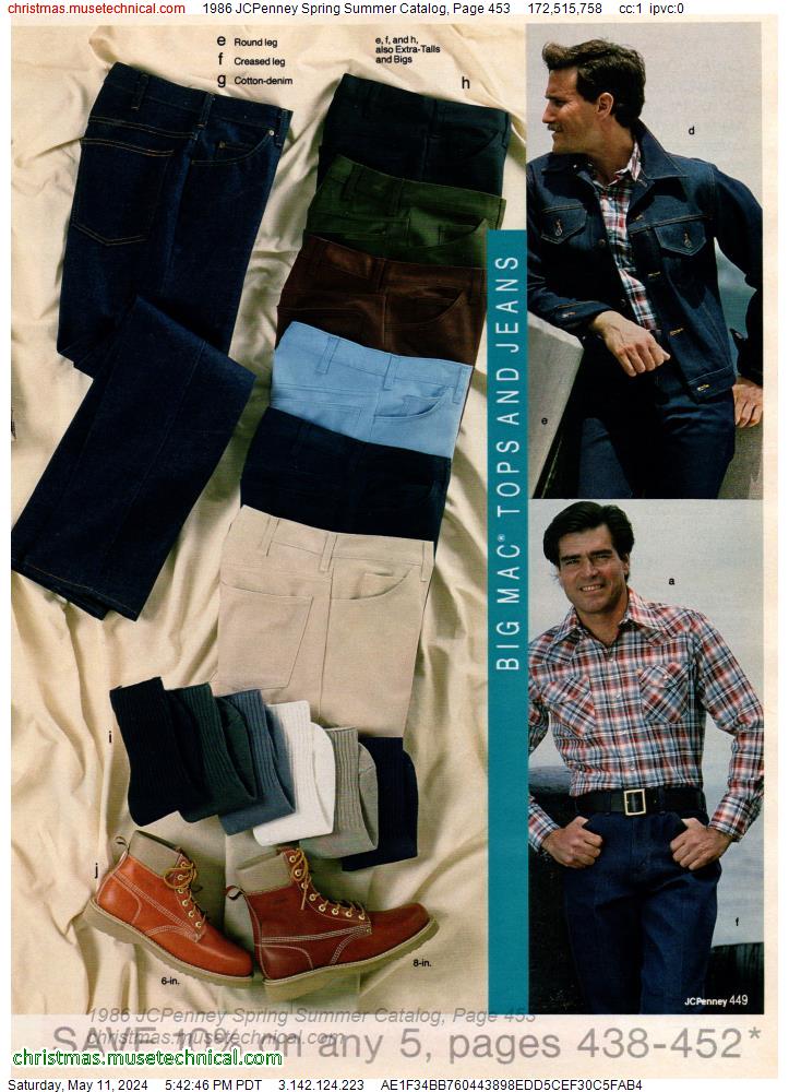 1986 JCPenney Spring Summer Catalog, Page 453