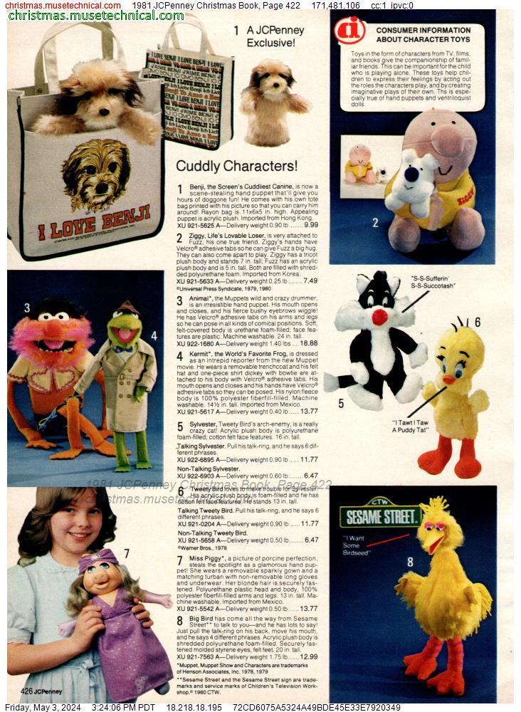 1981 JCPenney Christmas Book, Page 422