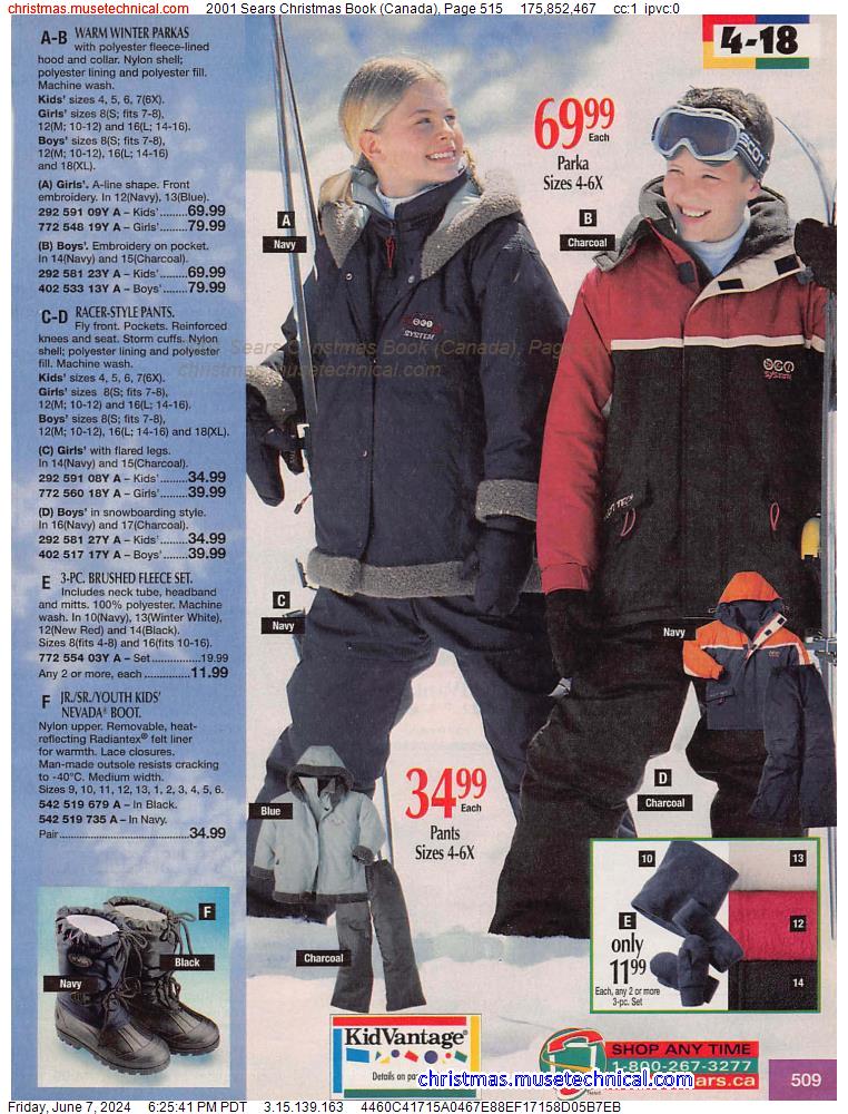 2001 Sears Christmas Book (Canada), Page 515