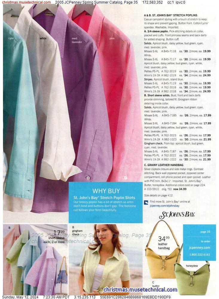 2005 JCPenney Spring Summer Catalog, Page 35