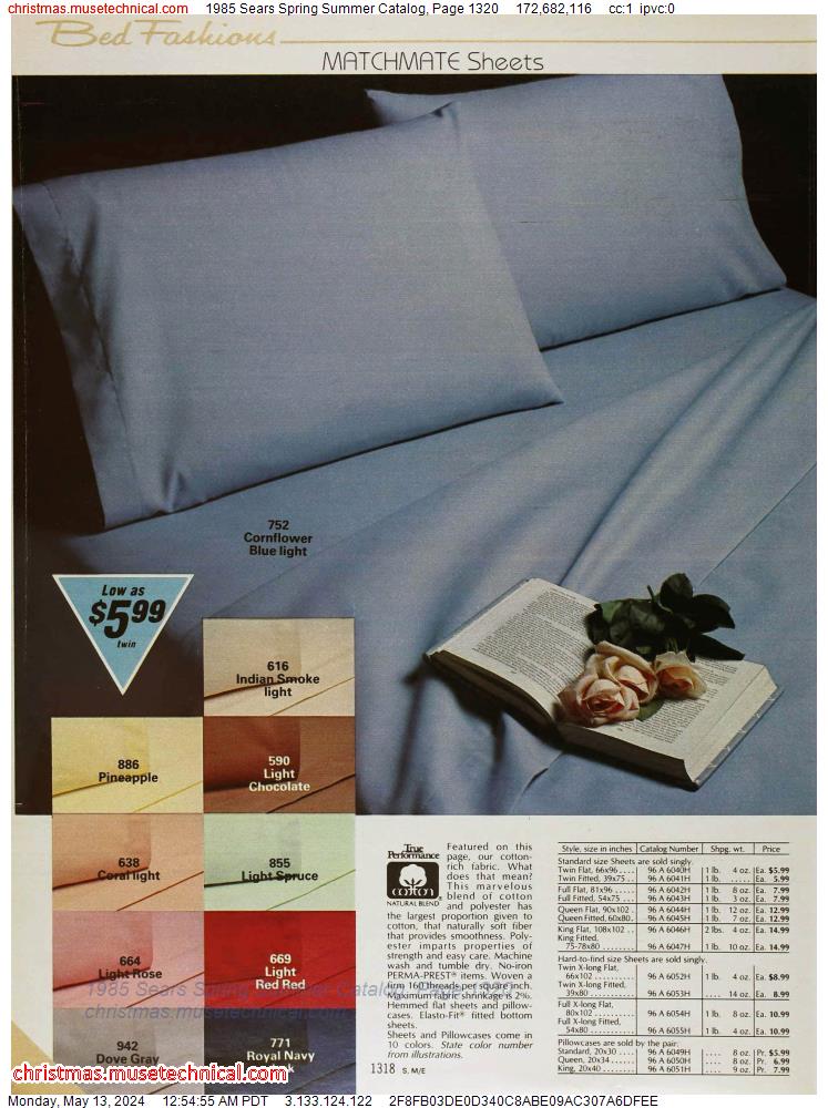1985 Sears Spring Summer Catalog, Page 1320