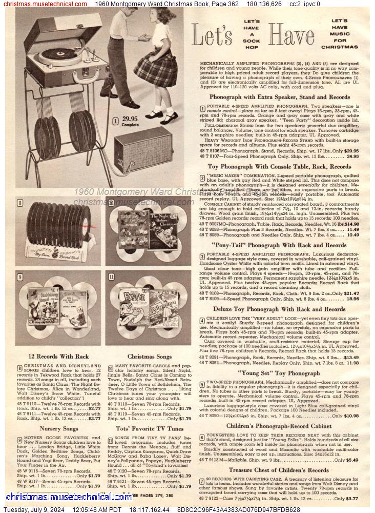 1960 Montgomery Ward Christmas Book, Page 362