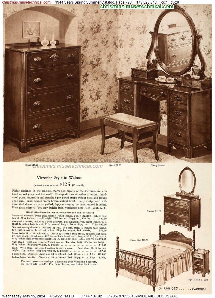 1944 Sears Spring Summer Catalog, Page 723