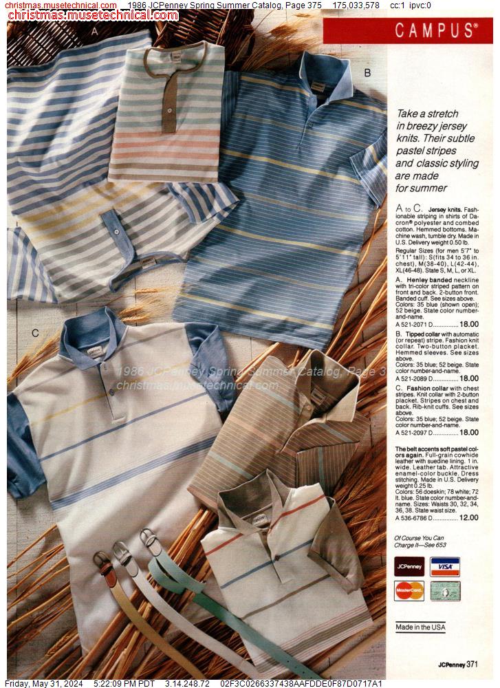 1986 JCPenney Spring Summer Catalog, Page 375