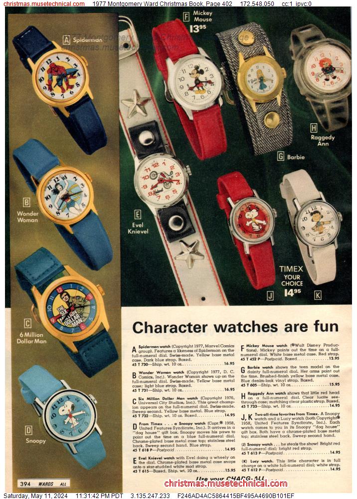 1977 Montgomery Ward Christmas Book, Page 402