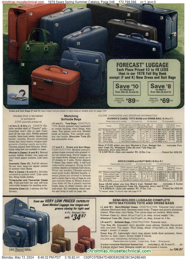 1979 Sears Spring Summer Catalog, Page 246