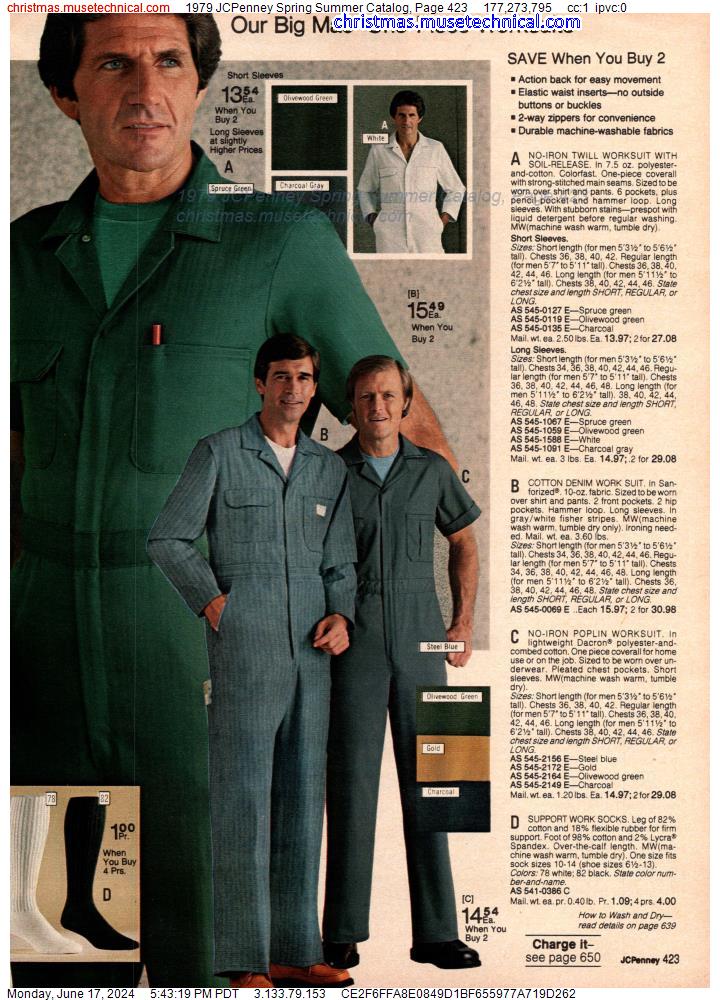 1979 JCPenney Spring Summer Catalog, Page 423