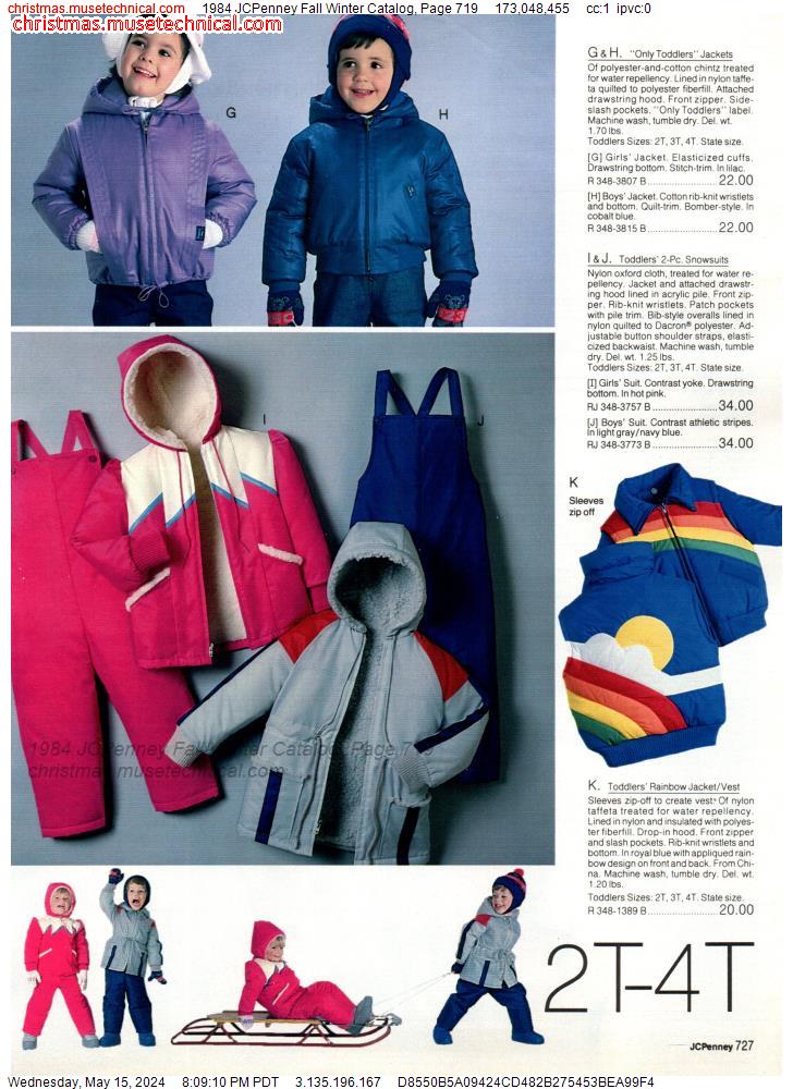 1984 JCPenney Fall Winter Catalog, Page 719