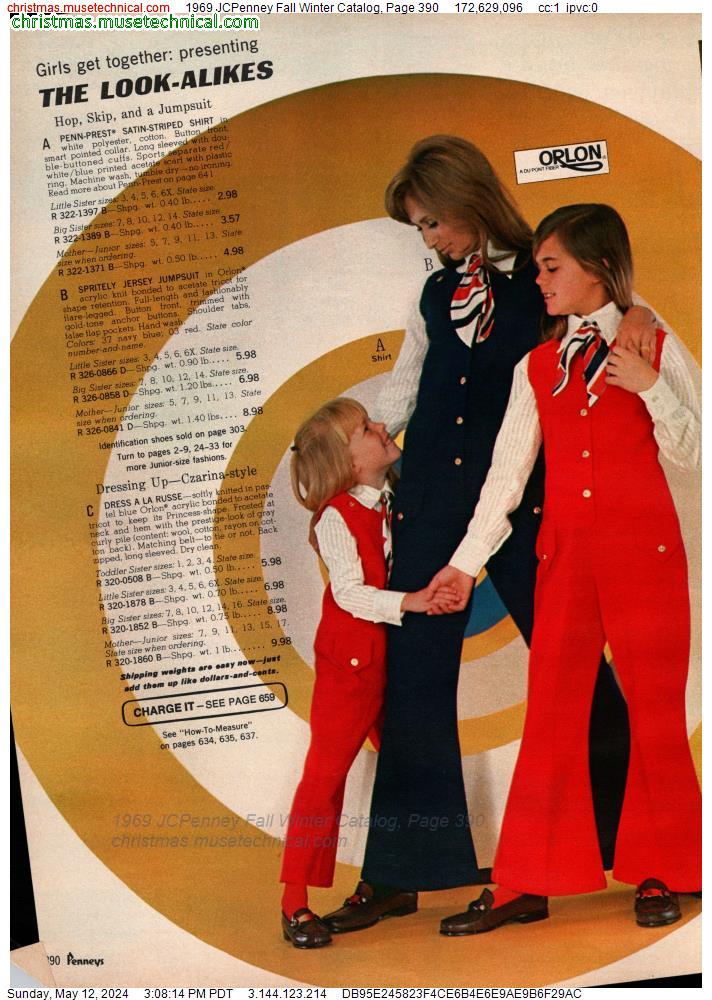 1969 JCPenney Fall Winter Catalog, Page 390