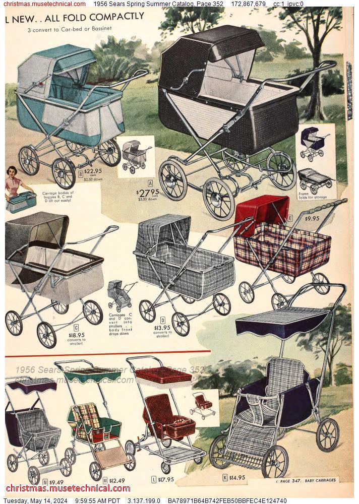 1956 Sears Spring Summer Catalog, Page 352