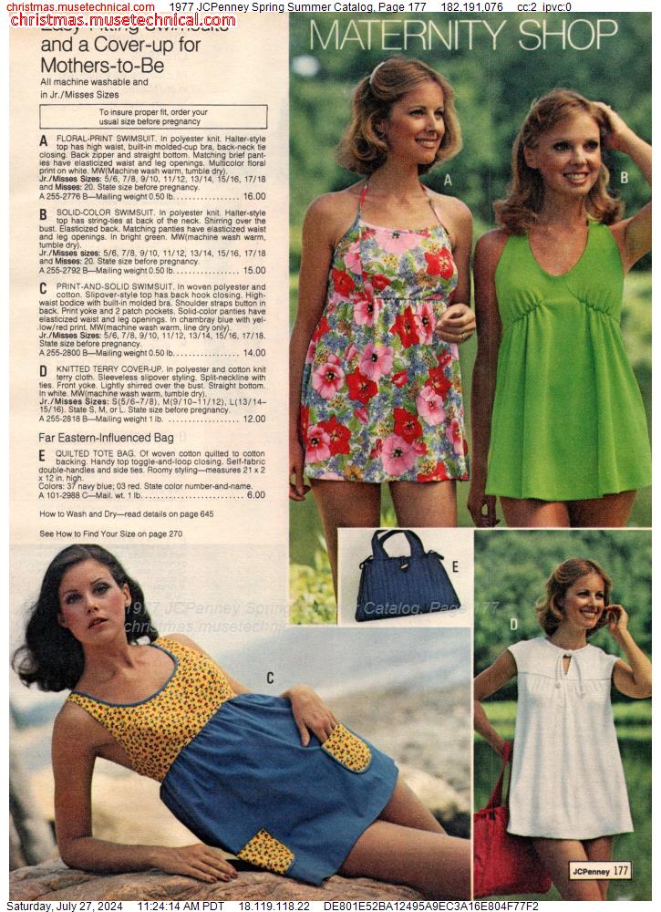 1977 JCPenney Spring Summer Catalog, Page 177