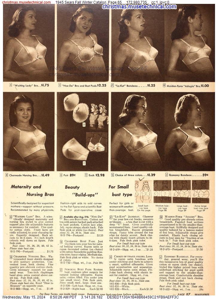 1945 Sears Fall Winter Catalog, Page 65