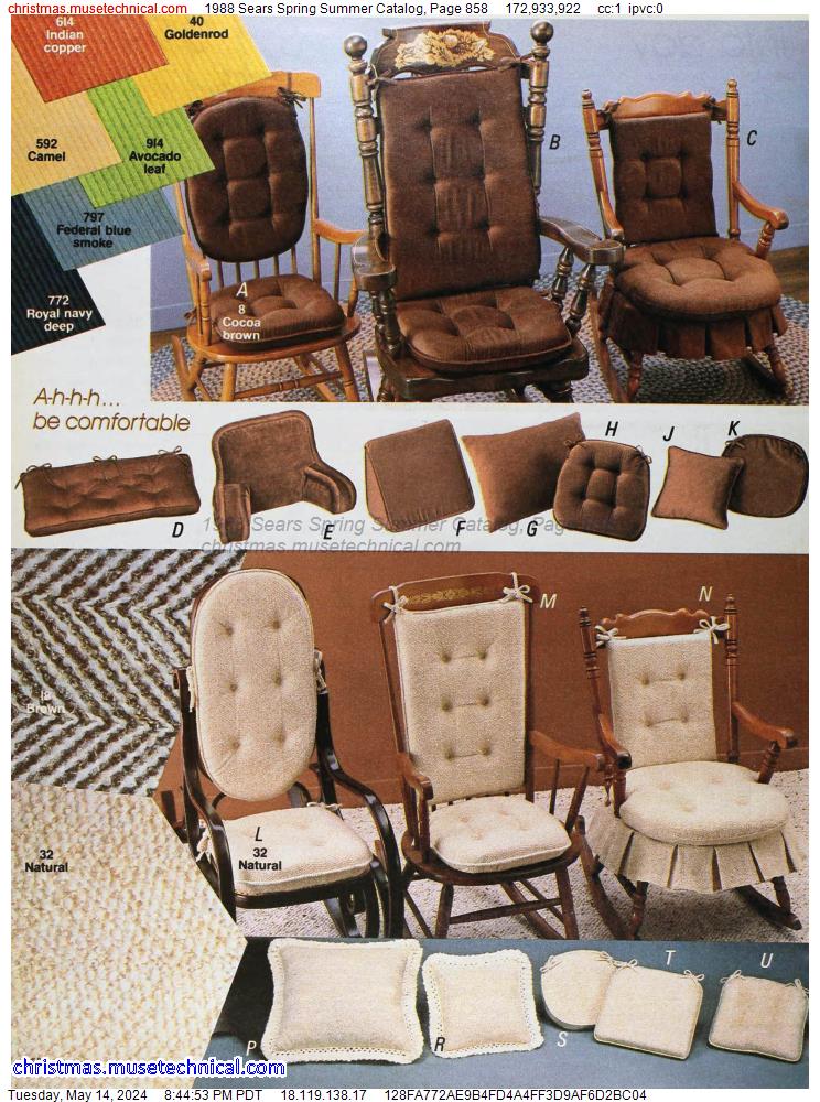 1988 Sears Spring Summer Catalog, Page 858