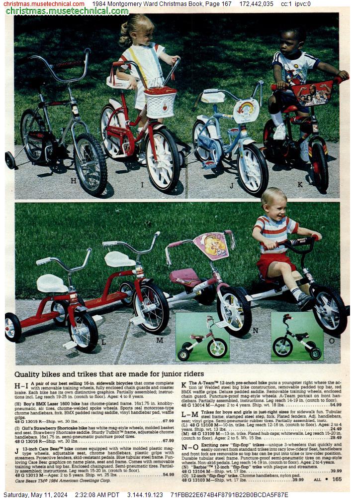 1984 Montgomery Ward Christmas Book, Page 167