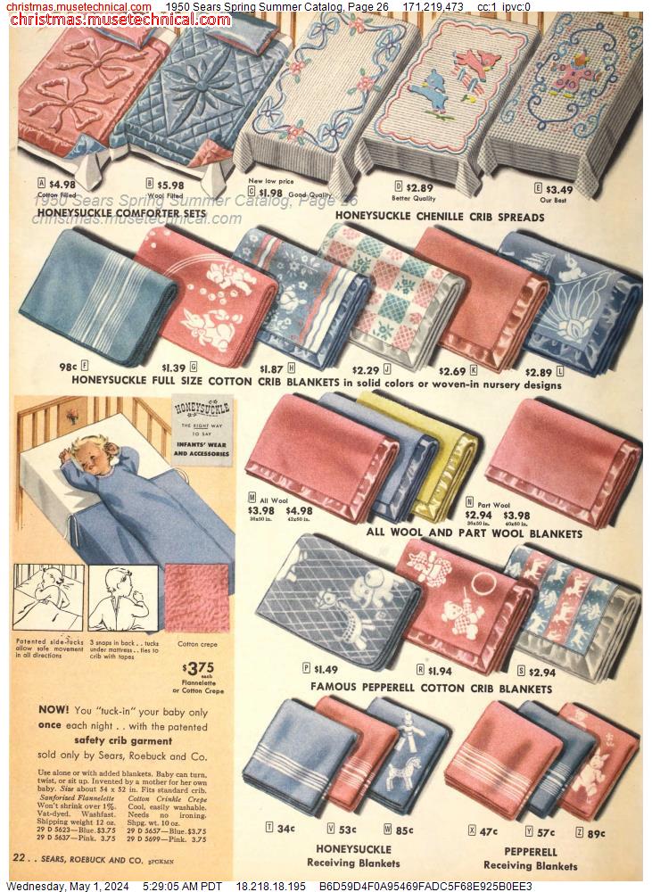 1950 Sears Spring Summer Catalog, Page 26
