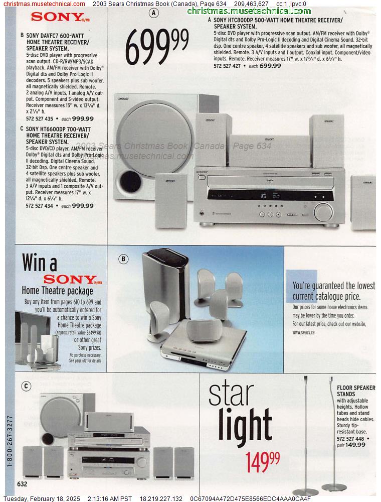 2003 Sears Christmas Book (Canada), Page 634