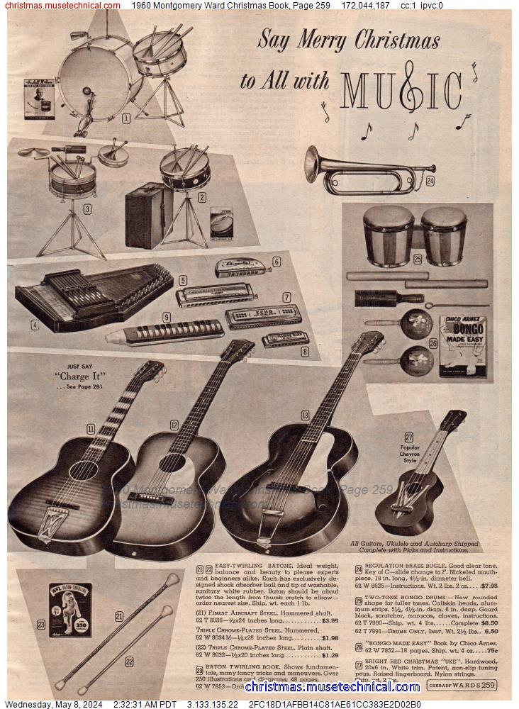 1960 Montgomery Ward Christmas Book, Page 259