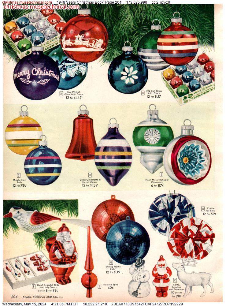 1948 Sears Christmas Book, Page 204