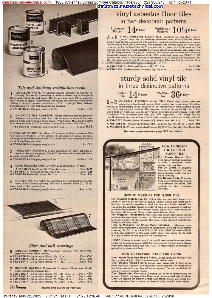 1966 JCPenney Spring Summer Catalog, Page 930